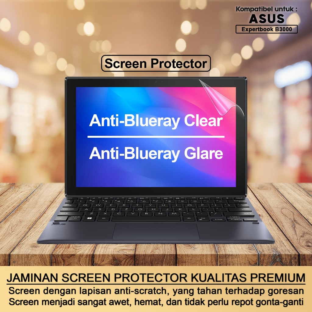 Keyboard Protector Cover Kompatibel untuk Asus ExpertBook B3 B3000 B3000D B3000DQ B3000DQ1A Silikon 