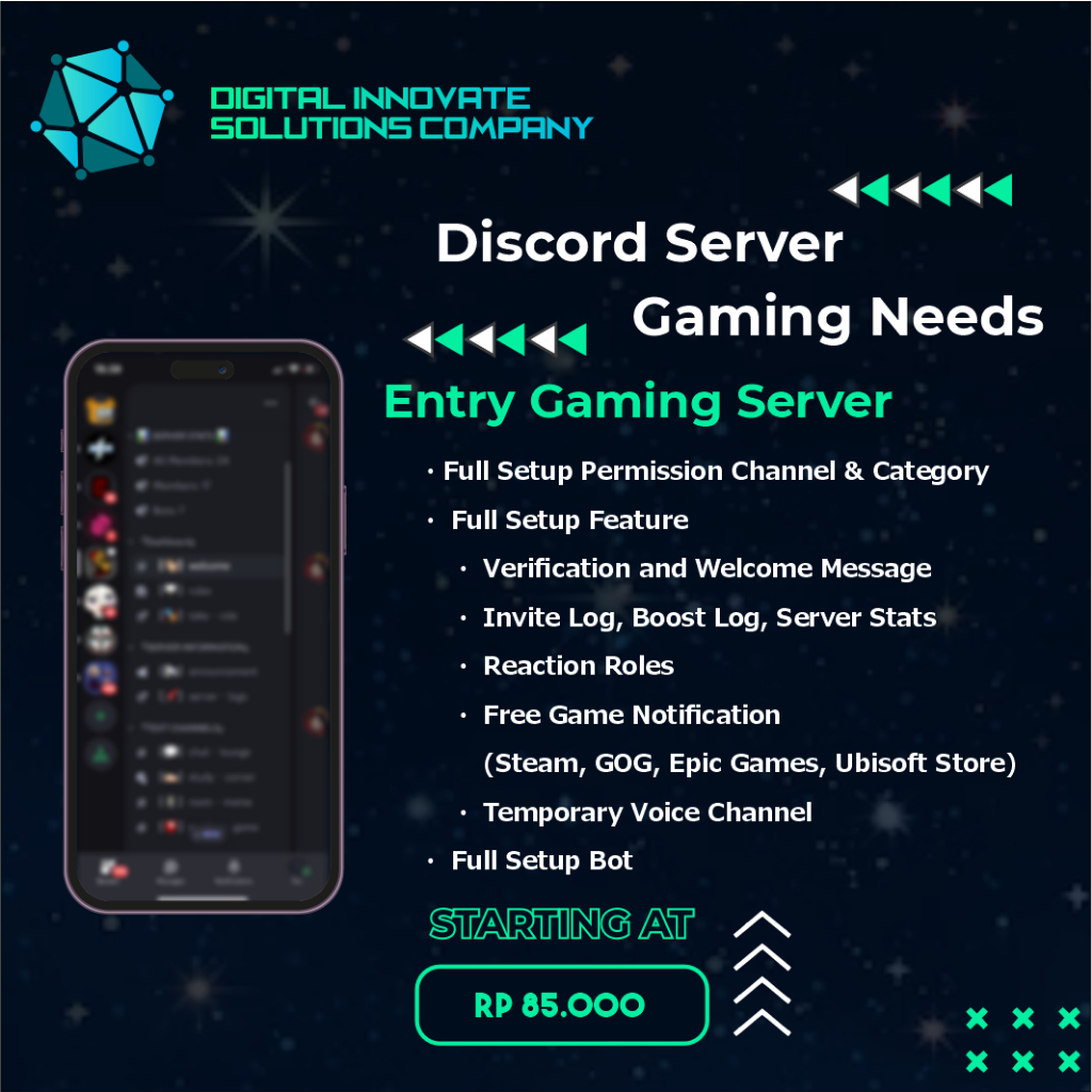 Discord Server for Gaming needs - Entry Gaming Server