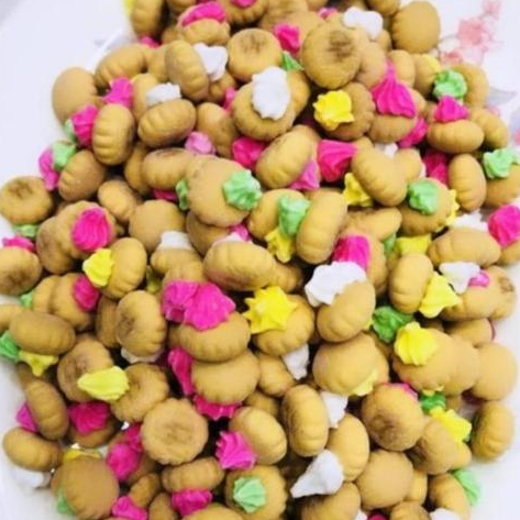 Kue Gem Kembang/ Gem Rose/ Kue Biskuit Gula/Kemasan Ball 4 KG