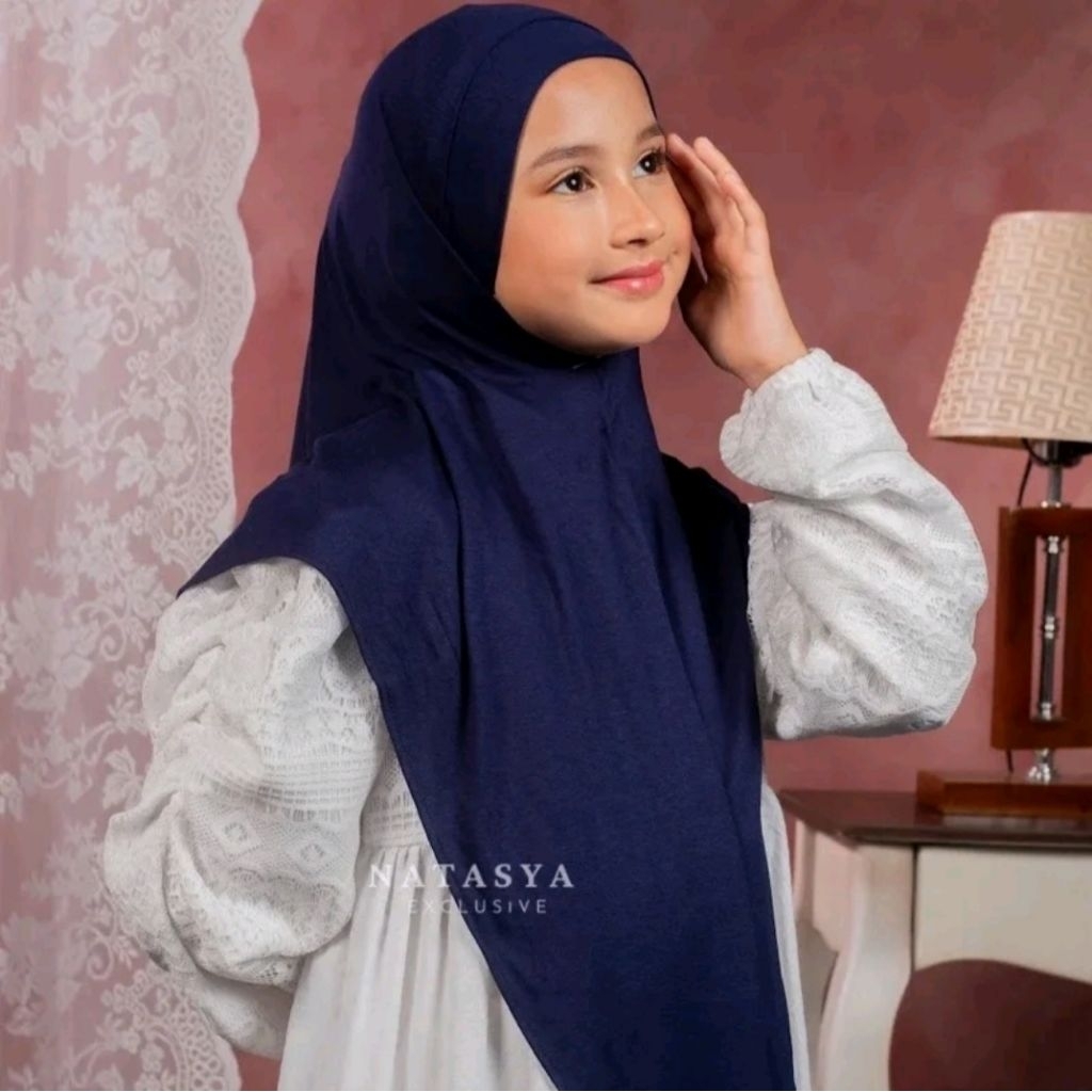 NATASYA - Hijab Khiban Bandana Anak Rayon Air spandex Premium Sarah Series