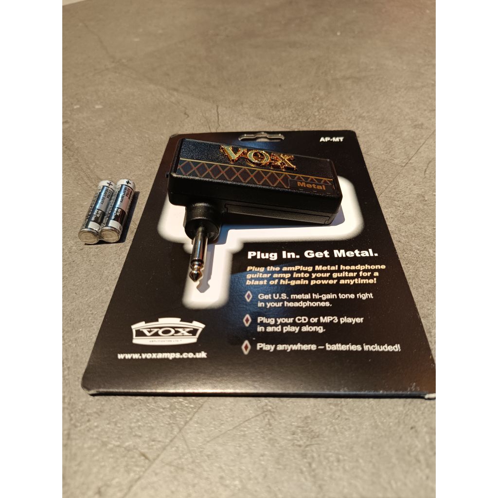 VOX amPlug Metal Headphone Guitar Amplifier – Mini Amplifier Gitar Portable