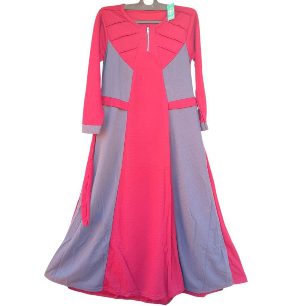 NF Gamis wafel kombinasi