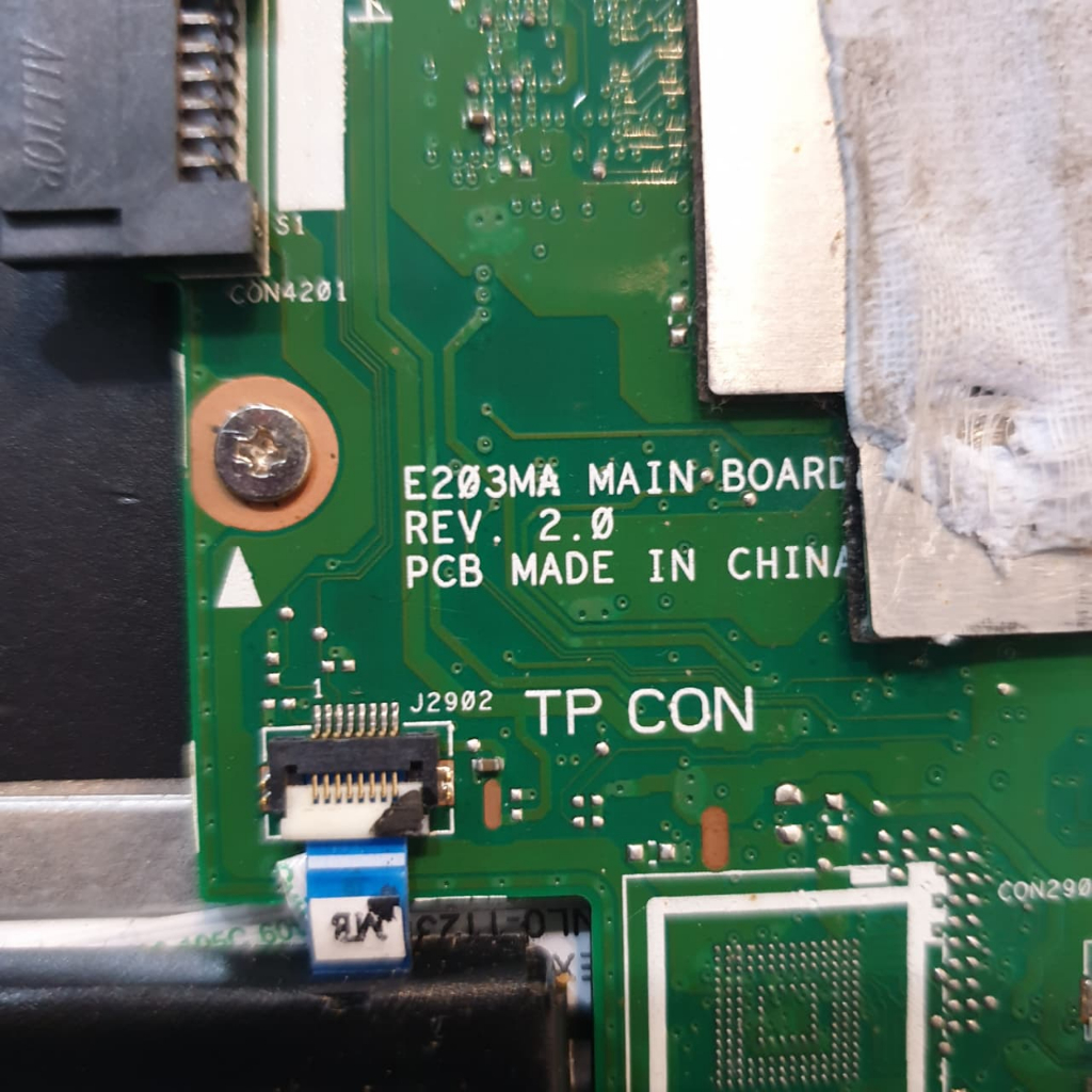 Mainboard / Motherboard / Mobo / Mesin Asus E203M Celeron N4000 RAM OnBoard 2GB NORMAL TESTED