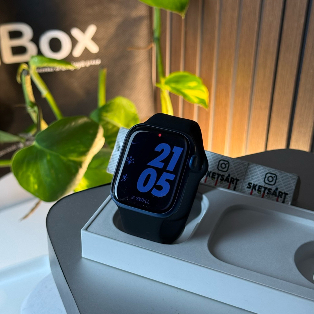 Apple Watch Series 7 45mm iBox Blue iBox iwatch Battery Health 83%