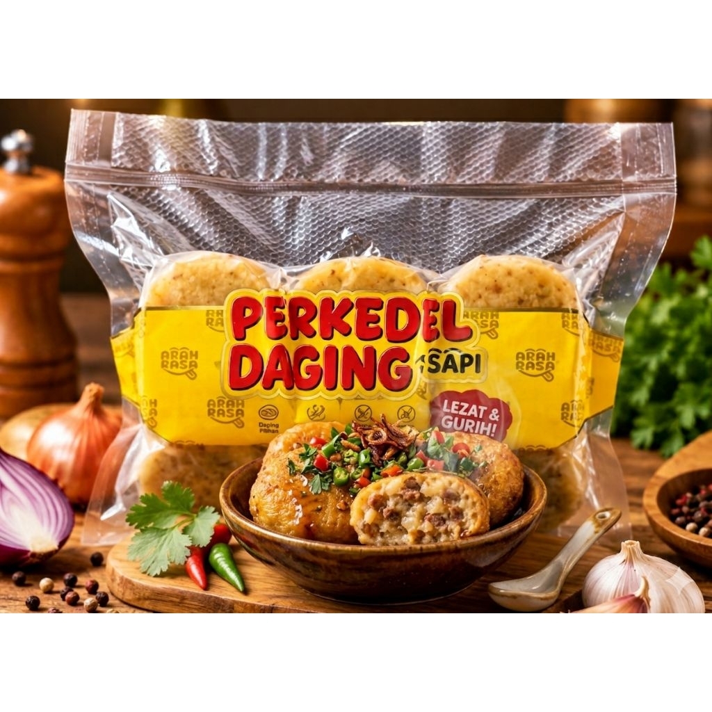 Perkedel Kentang isi Daging Sapi