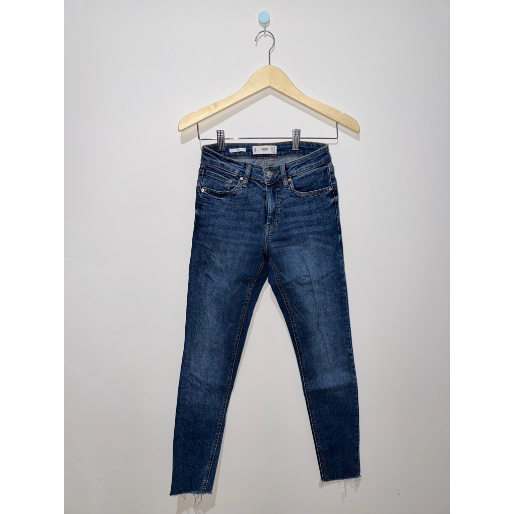 Mango Skinny Jeans Dark Blue