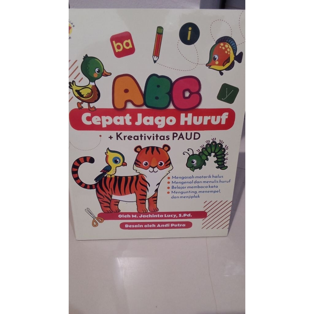 BUKU PAUD TK ABC CEPAT JAGO HURUF KREATIVITAS PAUD