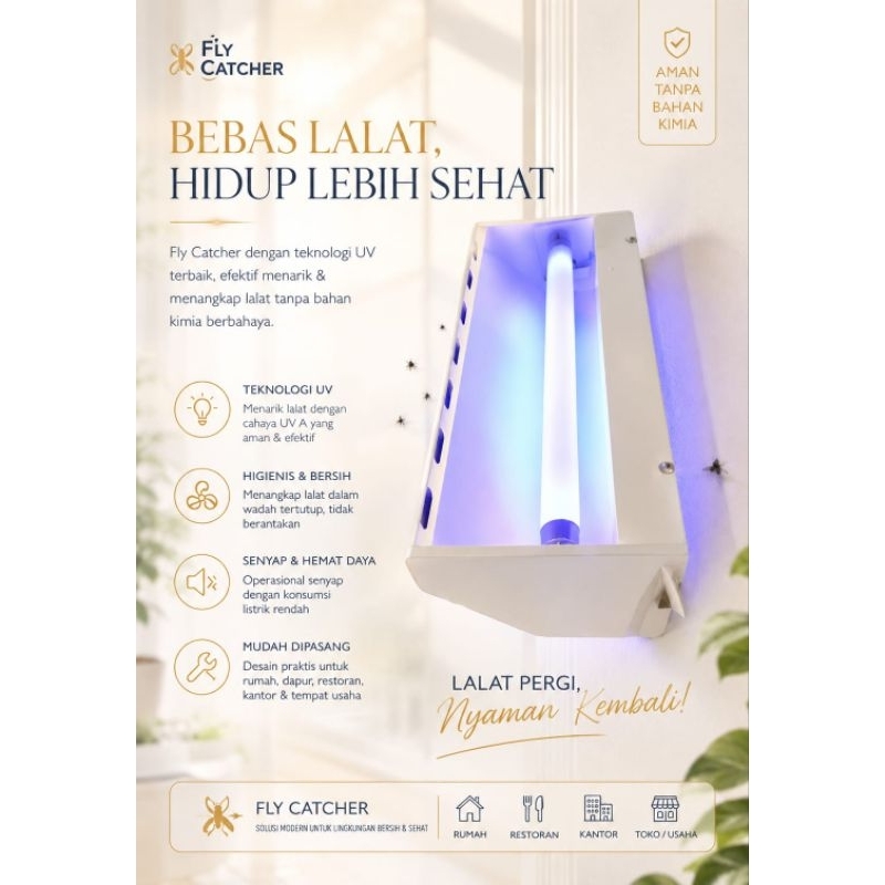 Fly Catcher lampu serangga
