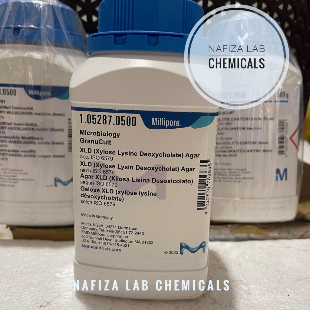 XLD (Xylose Lysine Deoxycholate) Agar For Microbiology MERCK 105287 REPACK 1GR