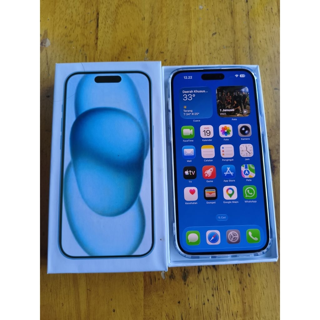 IPHONE 15 PLUS 128GB SECOND ORIGINAL EX INTER