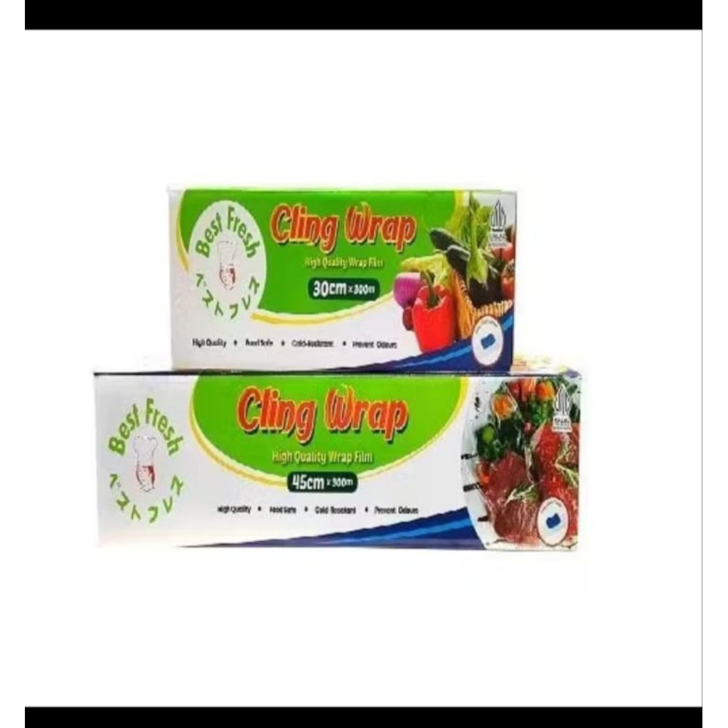 Plastik Wrapping Bening Cling Wrap [ 30cmx300m ] & [ 45cmx300m ] Best Fresh