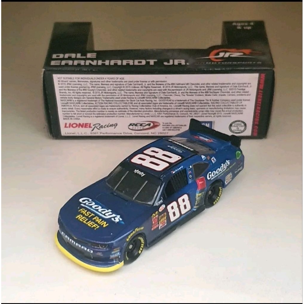 NASCAR skala 64 by Action Dale Earnhardt Jr No 88 GOODY'S 2015 Camaro