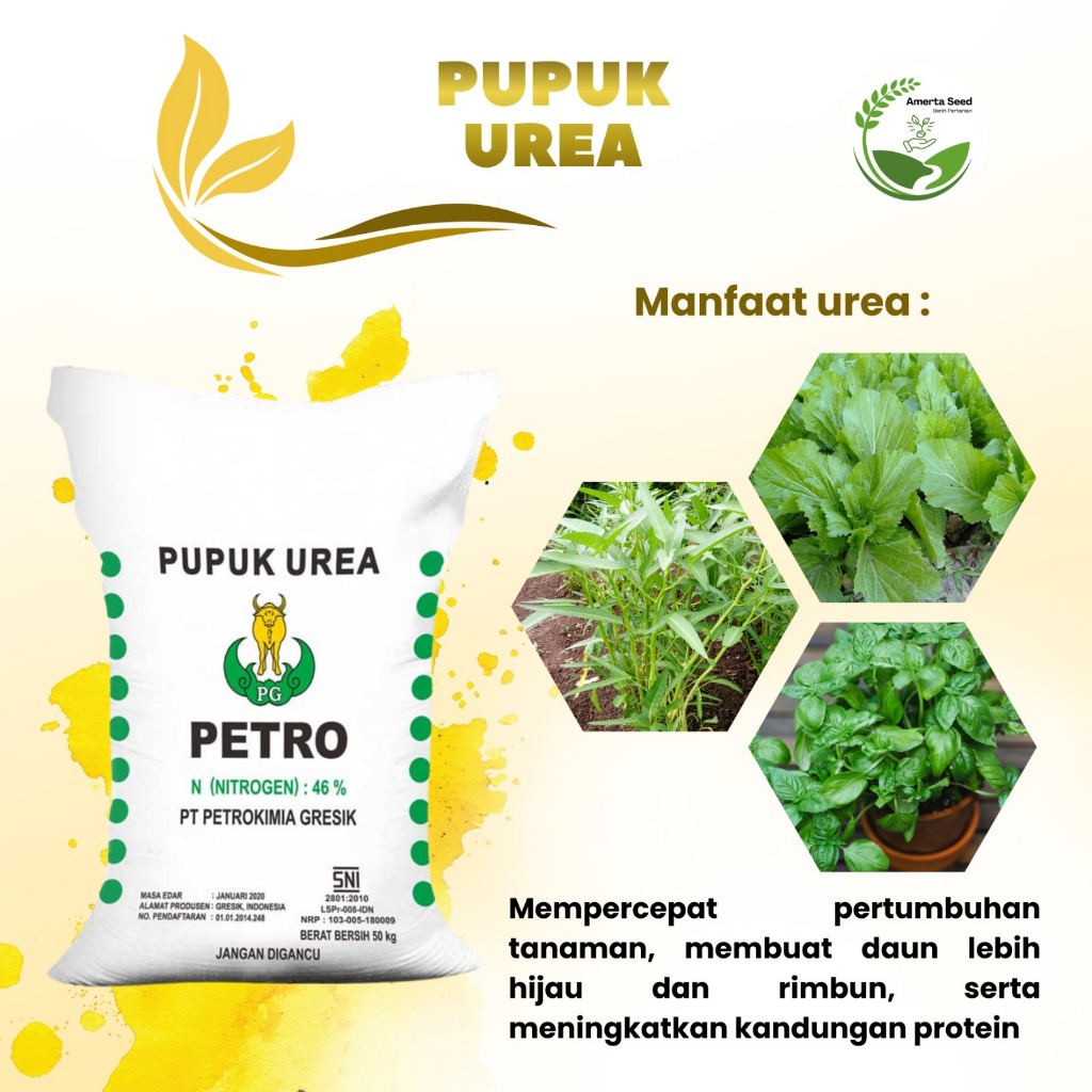 Pupuk Urea Petrokimia Gresik Repack 1 Kg | Pupuk Nitrogen Penyubur Tanaman
