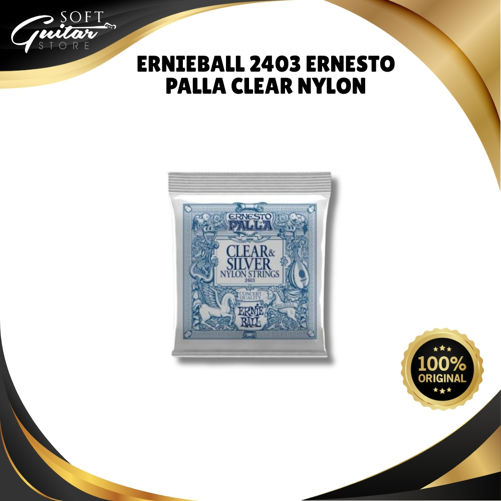 ERNIEBALL 2403 ERNESTO PALLA CLEAR NYLON