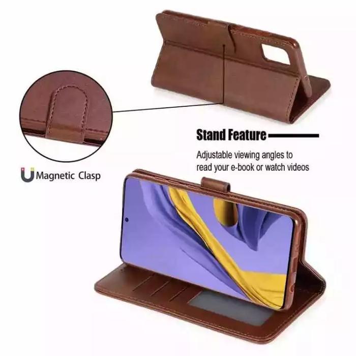 Case Flip Cover Wallet Kulit SAMSUNG A52-SAMSUNG A53-SAMSUNG A72-SAMSUNG A73-