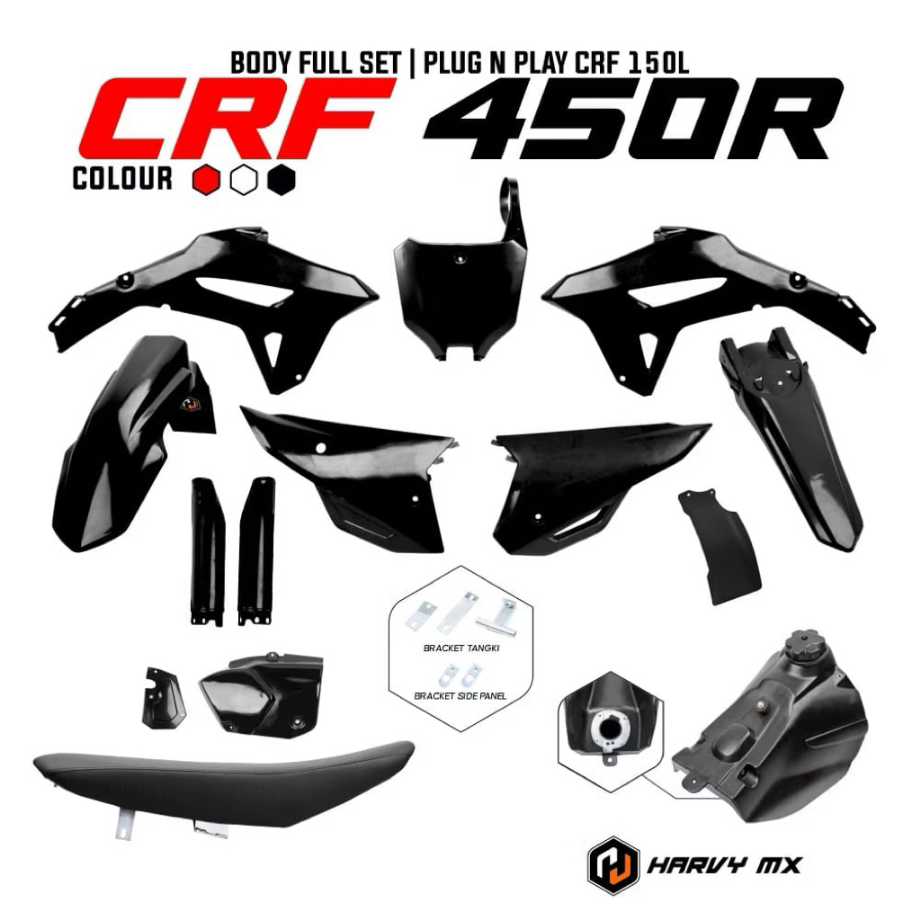 Body Set CRF 450 R HRV Pnp CRF 150L Enduro Internasional