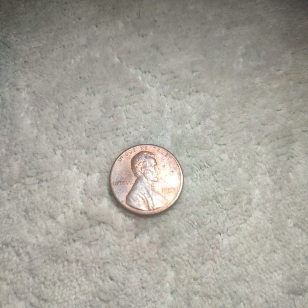 Koin Kuno 1 Cent USA Abraham Lincon 1988