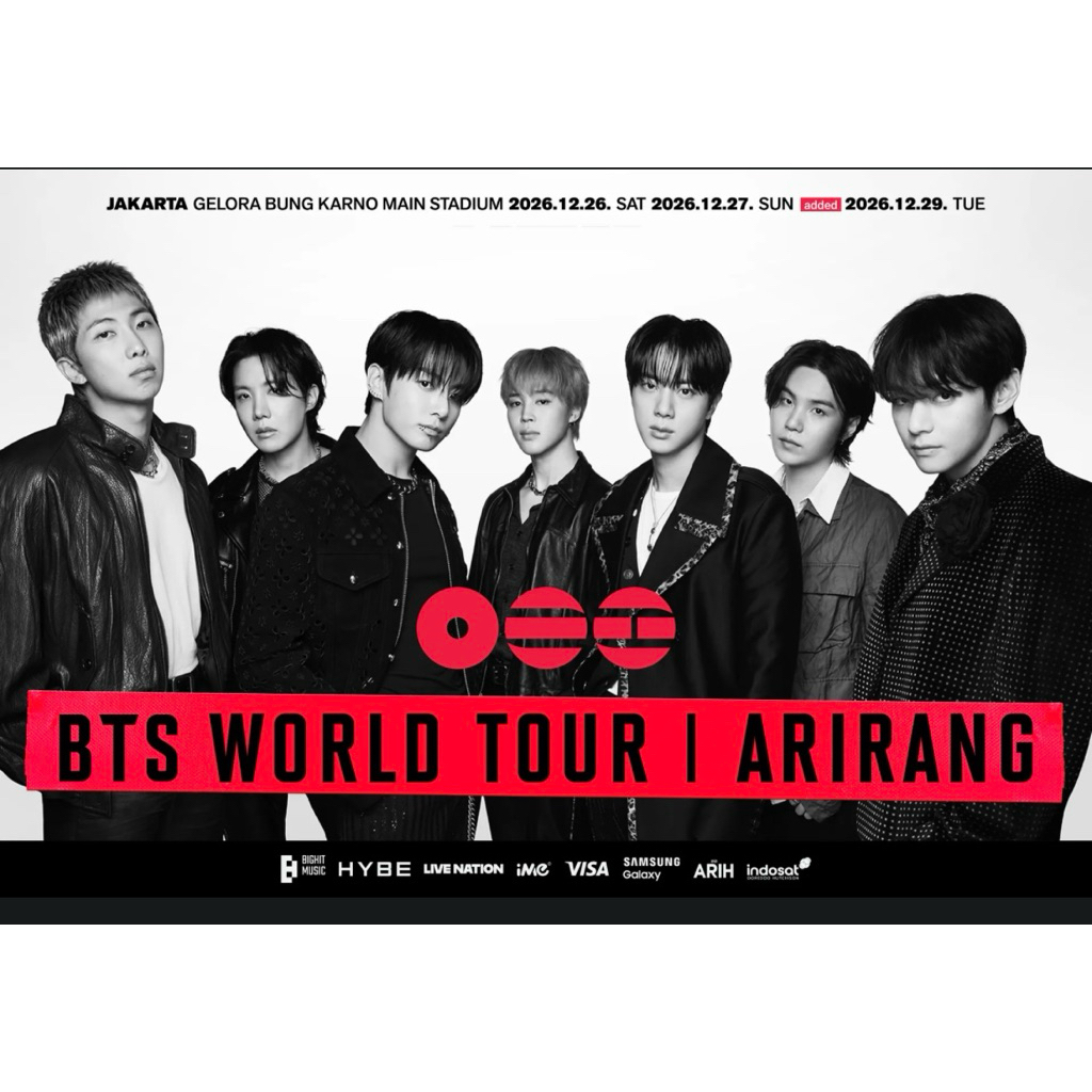 BTS WORLD TOUR ARIRANG