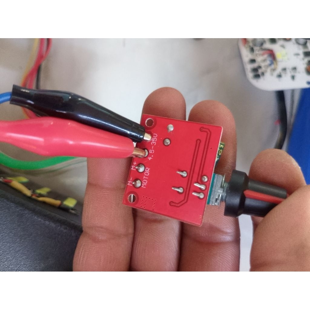 PWM DC Motor Dimmer 5A 90W 4.5-35V - Pengaturan Kecepatan Motor DC & LED, Siklus Kerja 1-100%