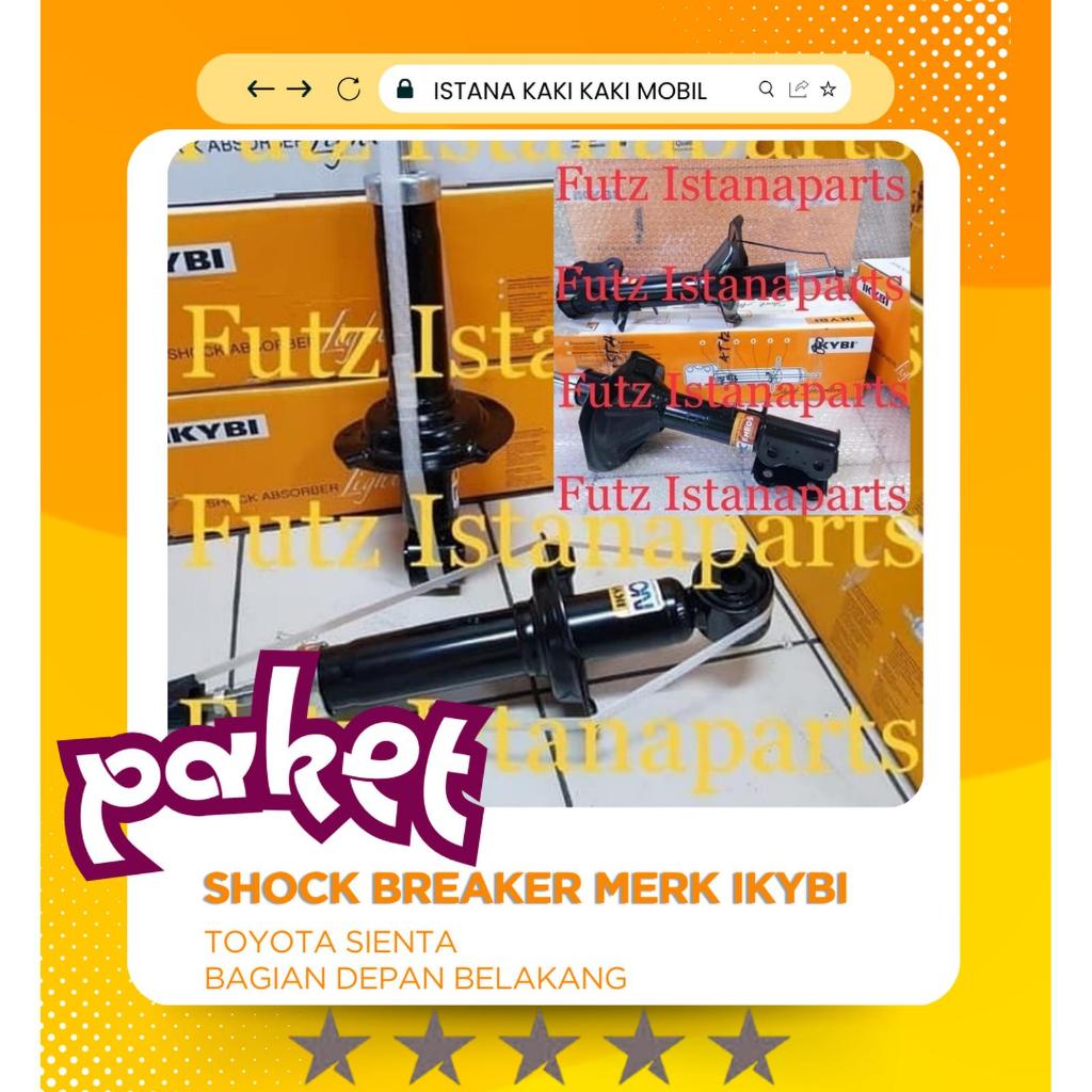 PAKET Shockbreaker IKYBI PREMIUM SIENTA DEPAN BELAKANG ORIGINAL 100%