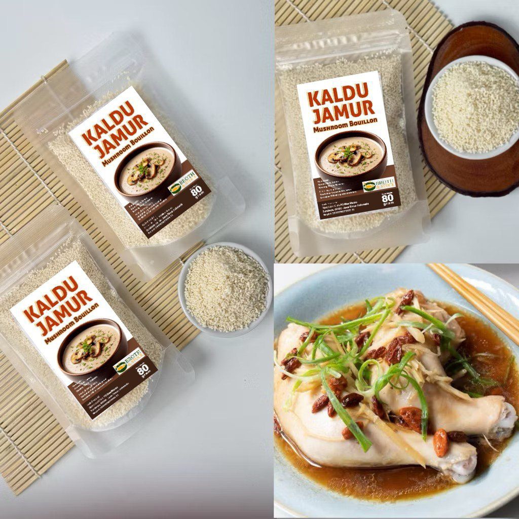 My_Genz [80 Gram] Kaldu Jamur Non Msg Asli, Kaldu Jamur Gurih Tanpa Msg, Kaldu Jamur Bahan Alami