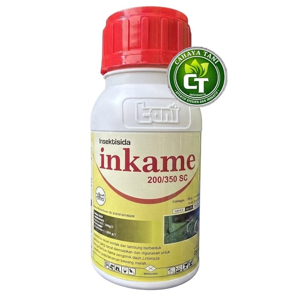 insektisida 200/ 350 sc INKAME 250 ml ulat grayak bawang merah kubih bunga kol
