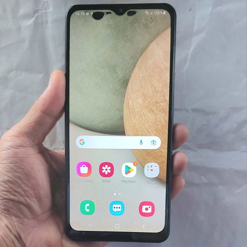Handphone Hp Samsung Galaxy A12 Second 4/128 Eks Resmi Sein Mulus Original