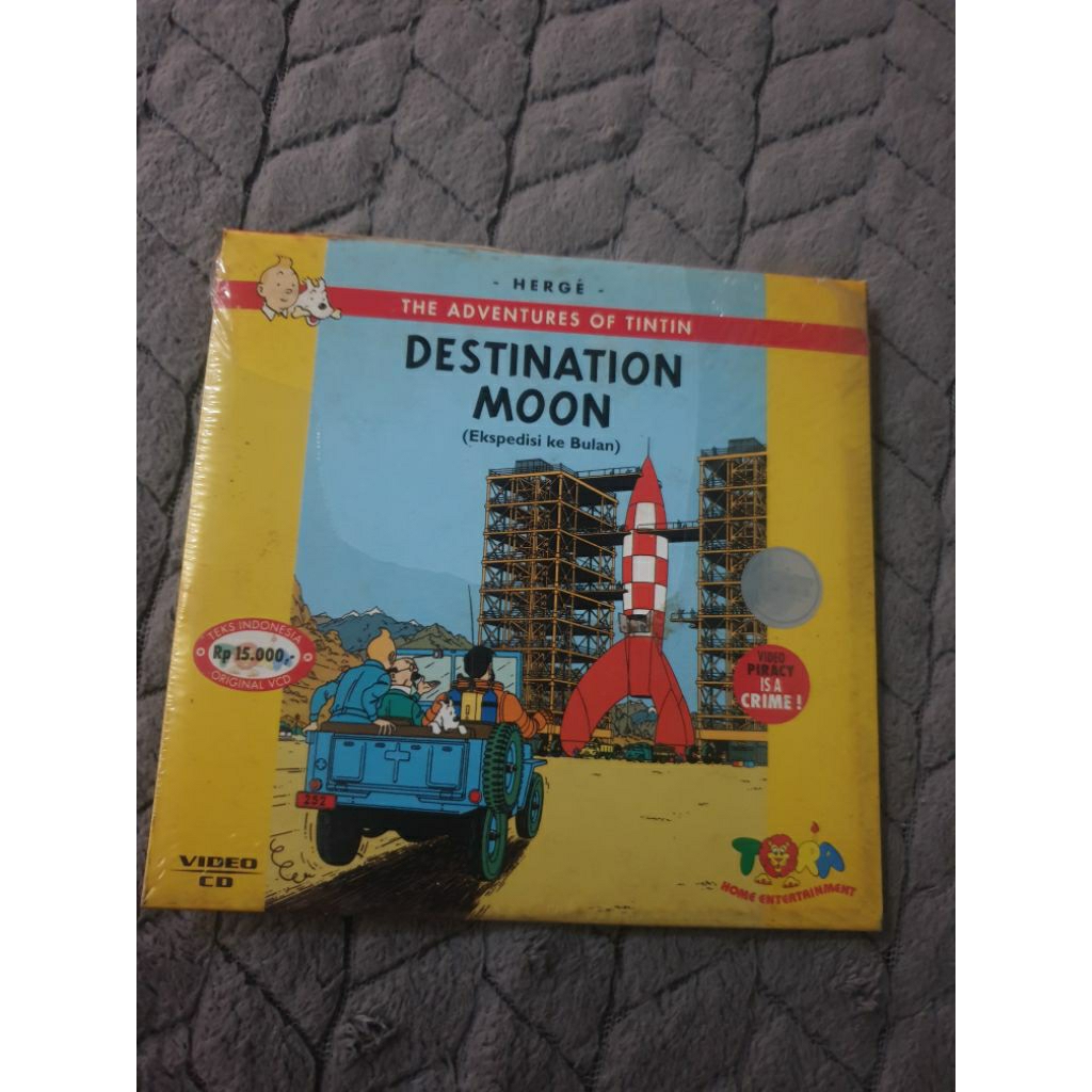 VCD The Adventure of Tintin Destination Moon (Expedisi ke Bulan)
