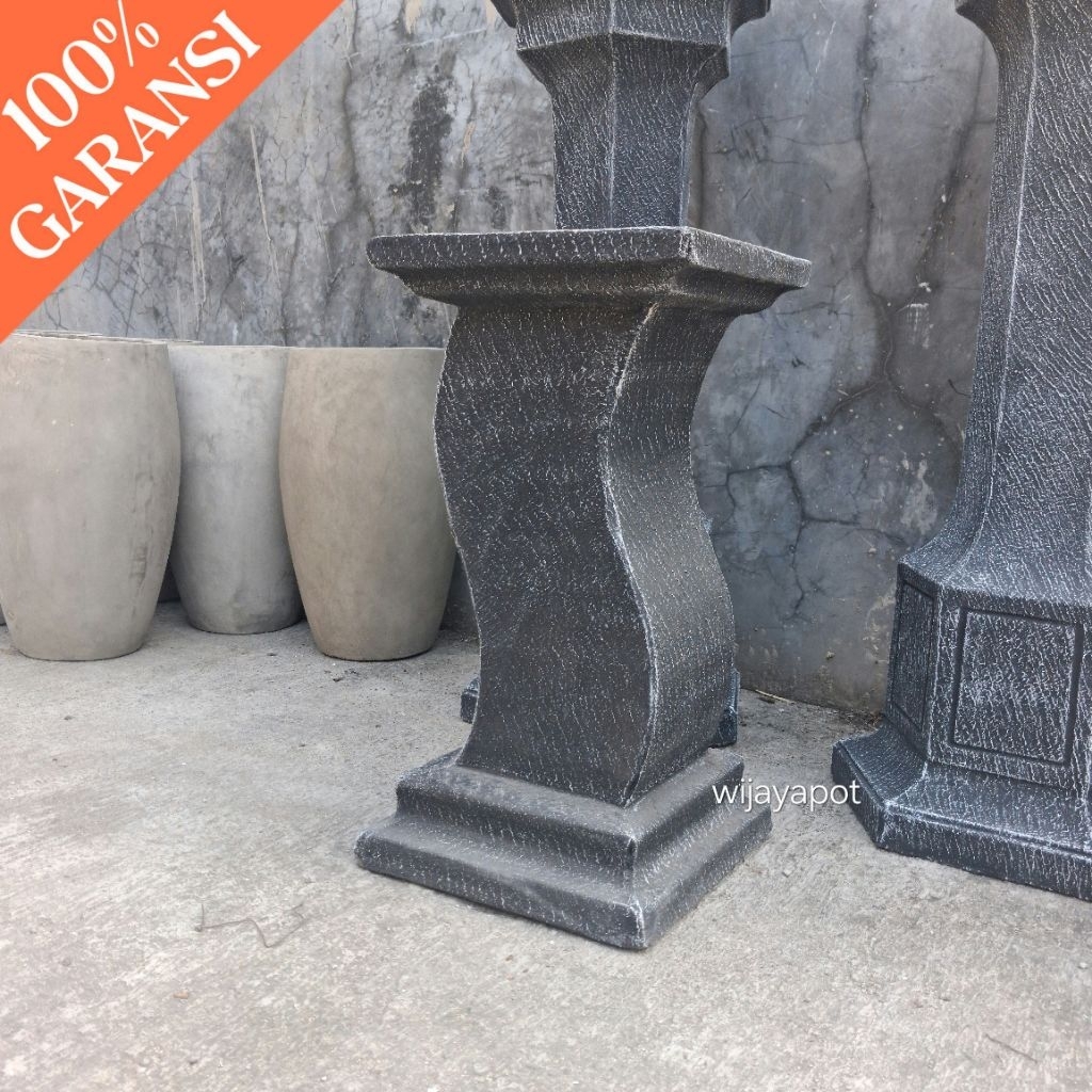 Standing Pot, Tatakan Pot Bunga, Pilar Bonsai S T47cm