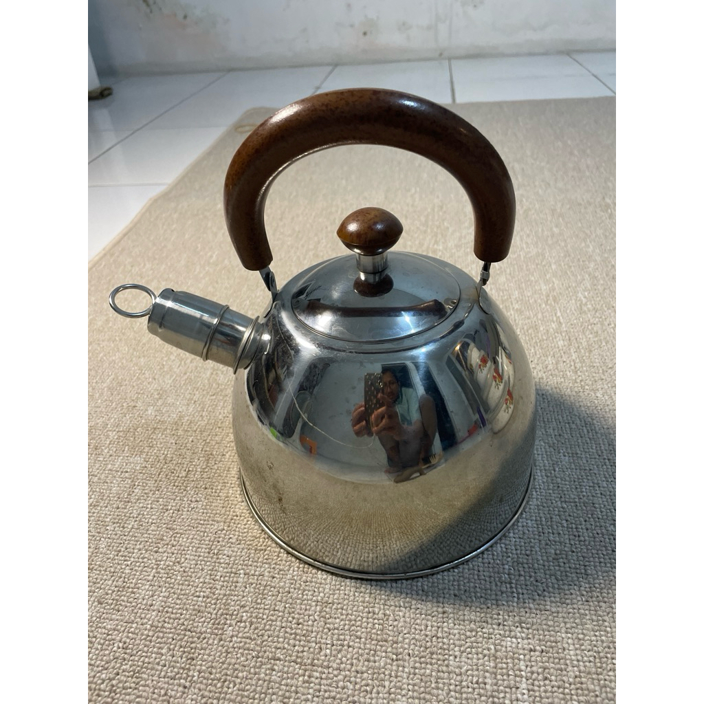Preloved Teko Bunyi Oxone Stainless Steel / ceret air panas second preloved bekas kettle pitcher