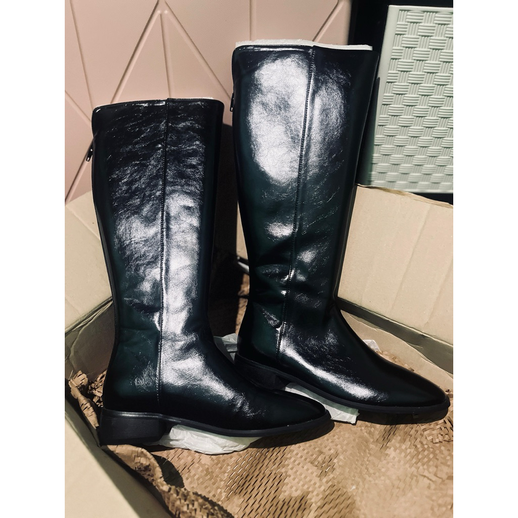 Sappun Botter Square Long Boots NEW