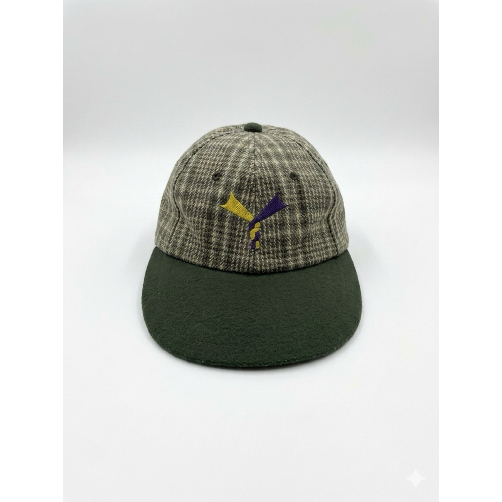Farmland plaid wool hat cap