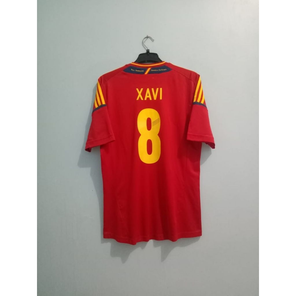 Jersey Spanyol Home 2012 Original XAVI
