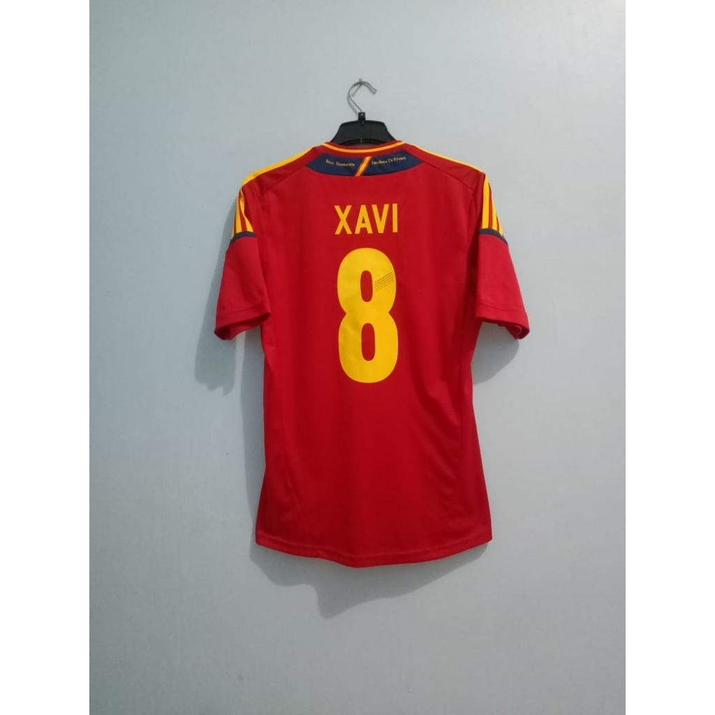 Jersey Spanyol Home 2012 Original XAVI Size S