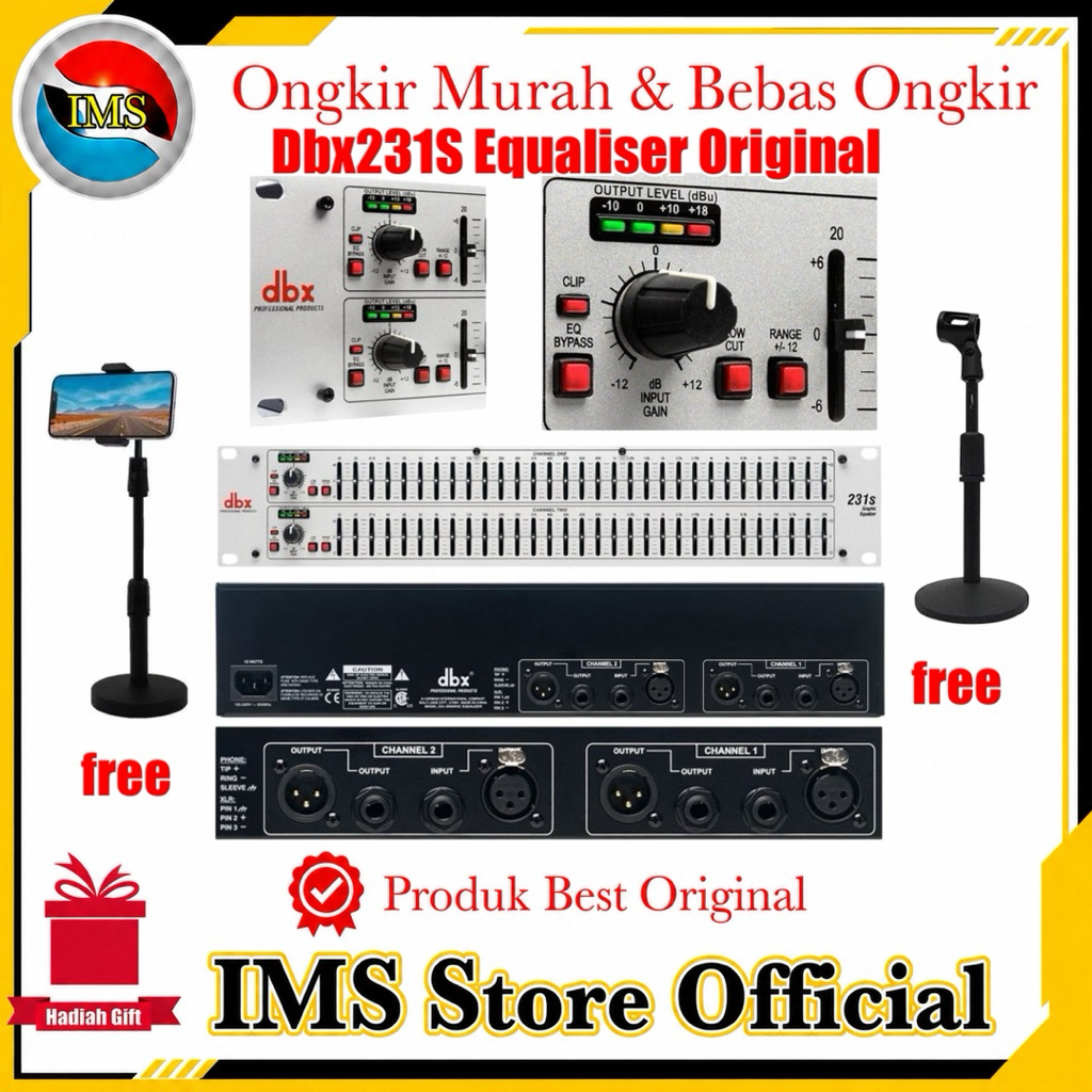 Equaliser Dbx231S Eq Graphic Originak impor 2 channel