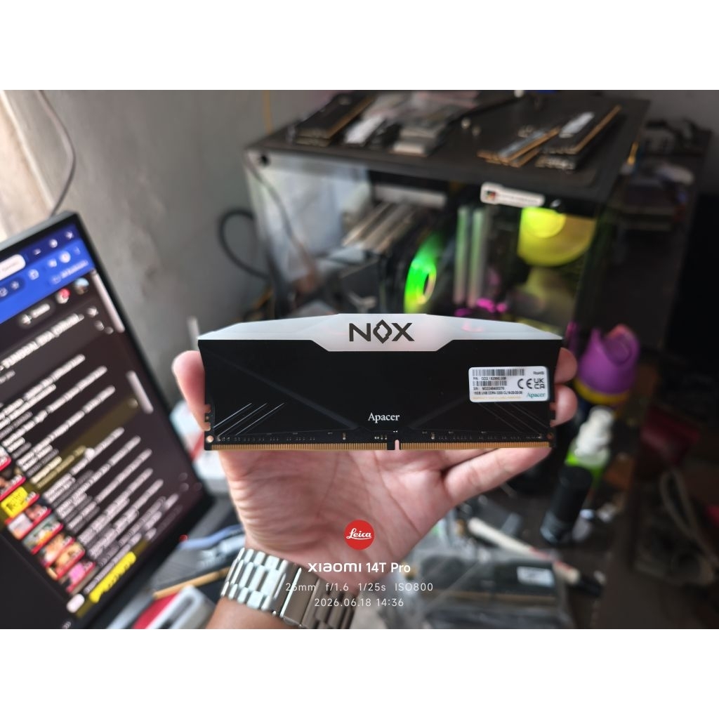 Apacer Nox RGB 16GB 3200mhz DDR4