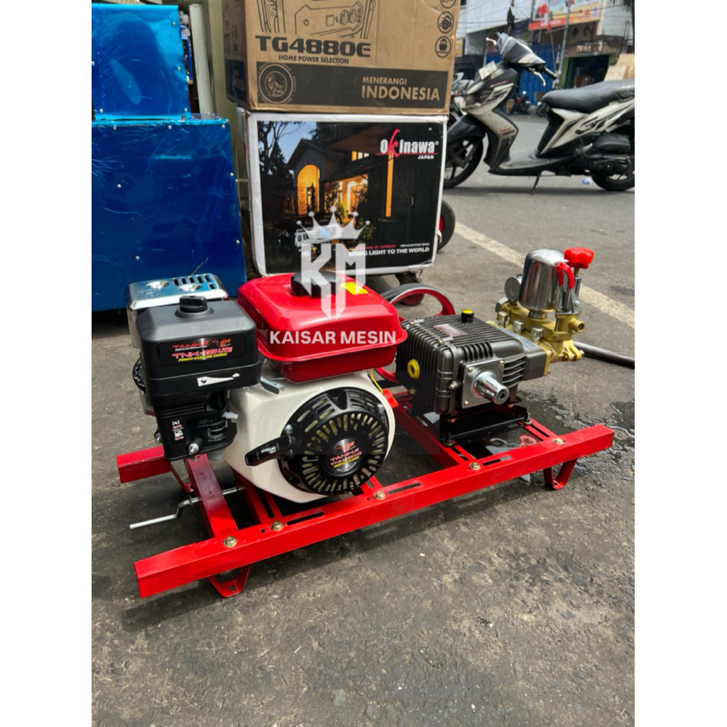 MESIN STEAM DOORSMEER JET CUCI MOBIL MOTOR TANIKA TNK-200 LITE + YAMAMOTO YMG30 SPRAYER 30 KOMPLIT S
