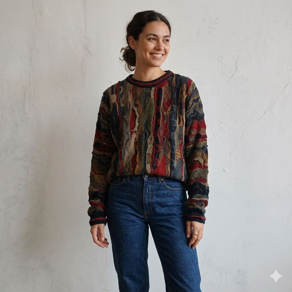 Protege Collection 3D Knitting Sweater Style Coogi