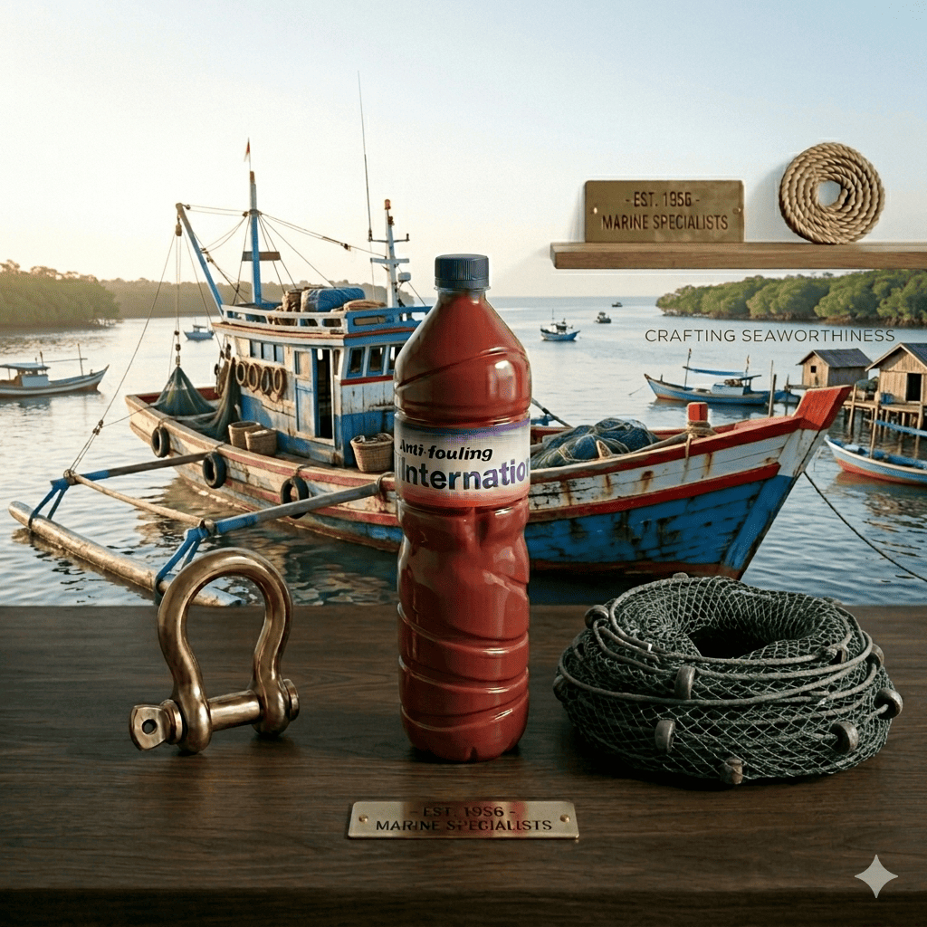 Idamamstore CAt Marine Kapal ASLI ANTI FOULING Merk International Kemasan 1,5L 1botol