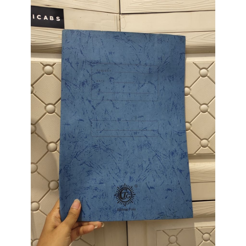 Map Kertas Tebal / Stopmap / Stof Map / Stop Map Folio / Stofmap Folio CTG Biru