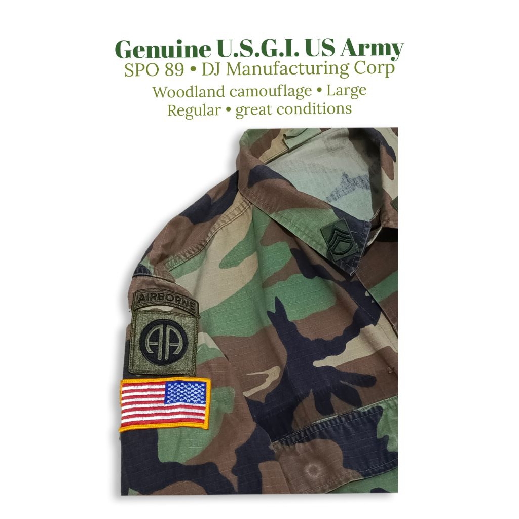 KEMEJA BDU US ARMY Original