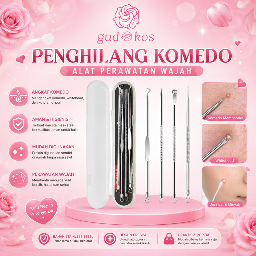 MAANGE ACNE NEEDLE 7- PIECE SET PENGHILANG KOMEDO ALAT PERAWATAN WAJAH 3044