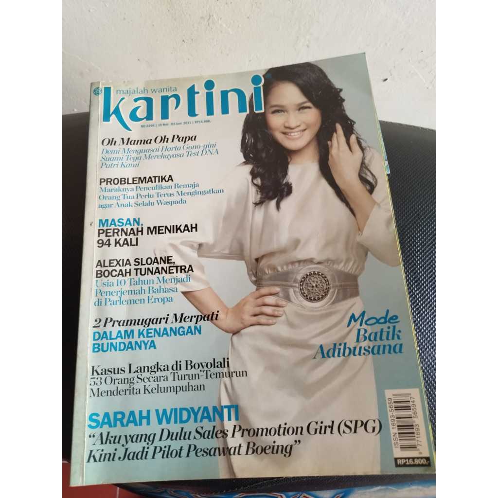 Majalah Kartini edisi 2 Juni 2011 Andien