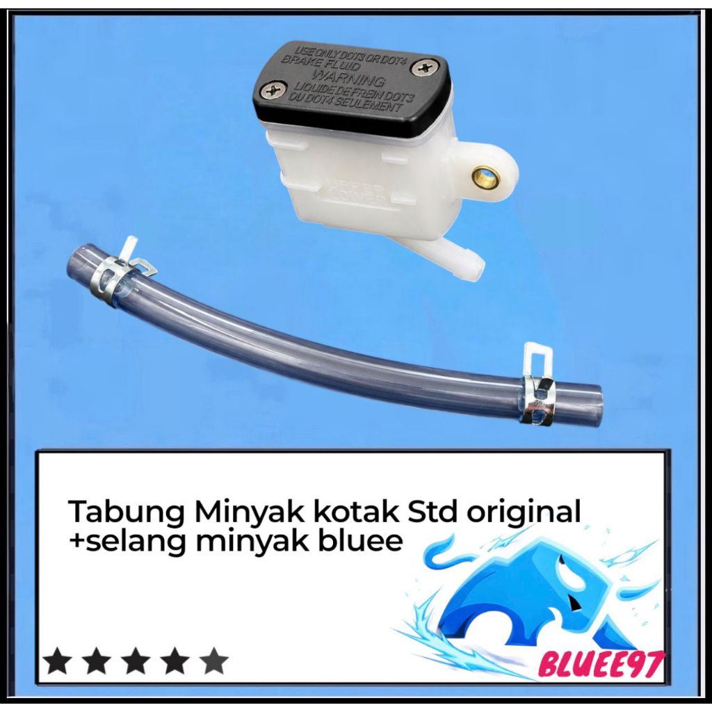 Oil botol minyak rem belakang – CB CBR 150R K45G&K45N CBR 250 Supra GTR 43511K43D31 plus selang miny