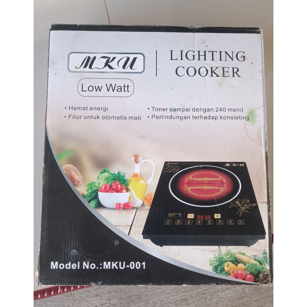 Kompor listrik lighting cooker MKU-001  Hemat Energi dan Aman
