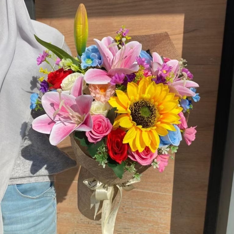 BUKET BUNGA PREMIUM BUKET BUNGA ARTIFICIAL KOREAN BUKET ARTIFISIAL BOUQUET BUNGA ARTIFICIAL BUKET BU