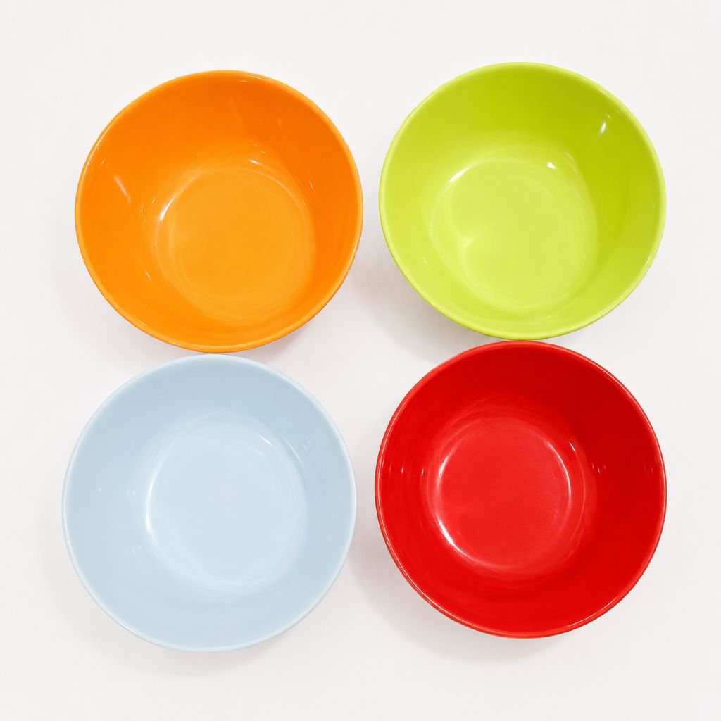 Mangkok Melamine Desain Ulir Ukuran 6 Inch Lusinan