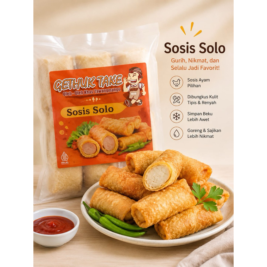 SOSIS SOLO by Gethuk Take Asli Tawangmangu