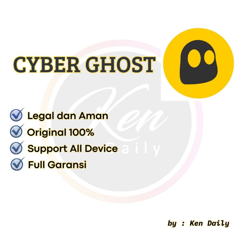 CYBERGHOST PREMIUM 1 BULAN ORIGINAL  TERMURAH