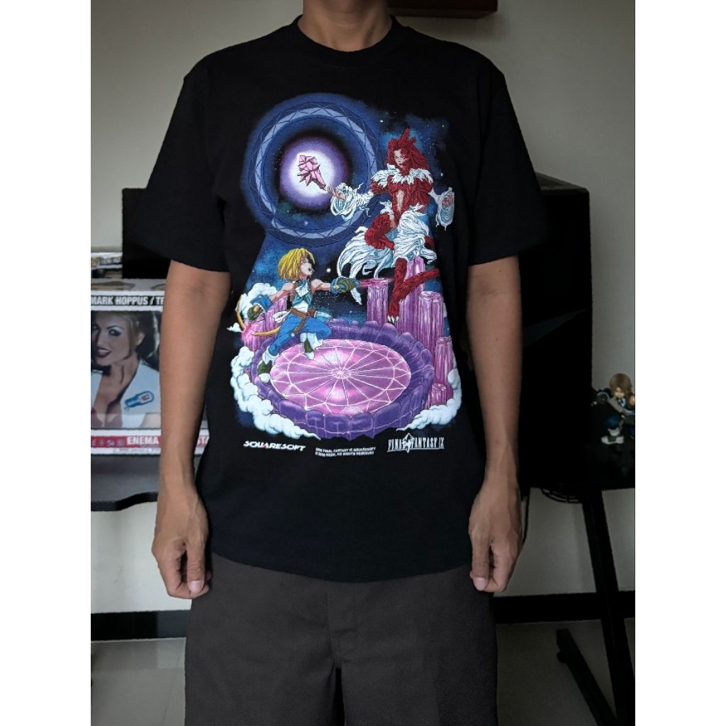 Baju Kaos FINAL FANTASY IX zidane vs Kuja (EXCLUSIVE DROP)